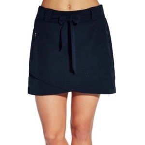 CALIA Navy Blue Wear Anywhere Belted Skort Skirt S